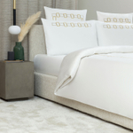 Постельное белье Bold Bicolor Embroidery Savage Beige/Olive (240 x 220 см)