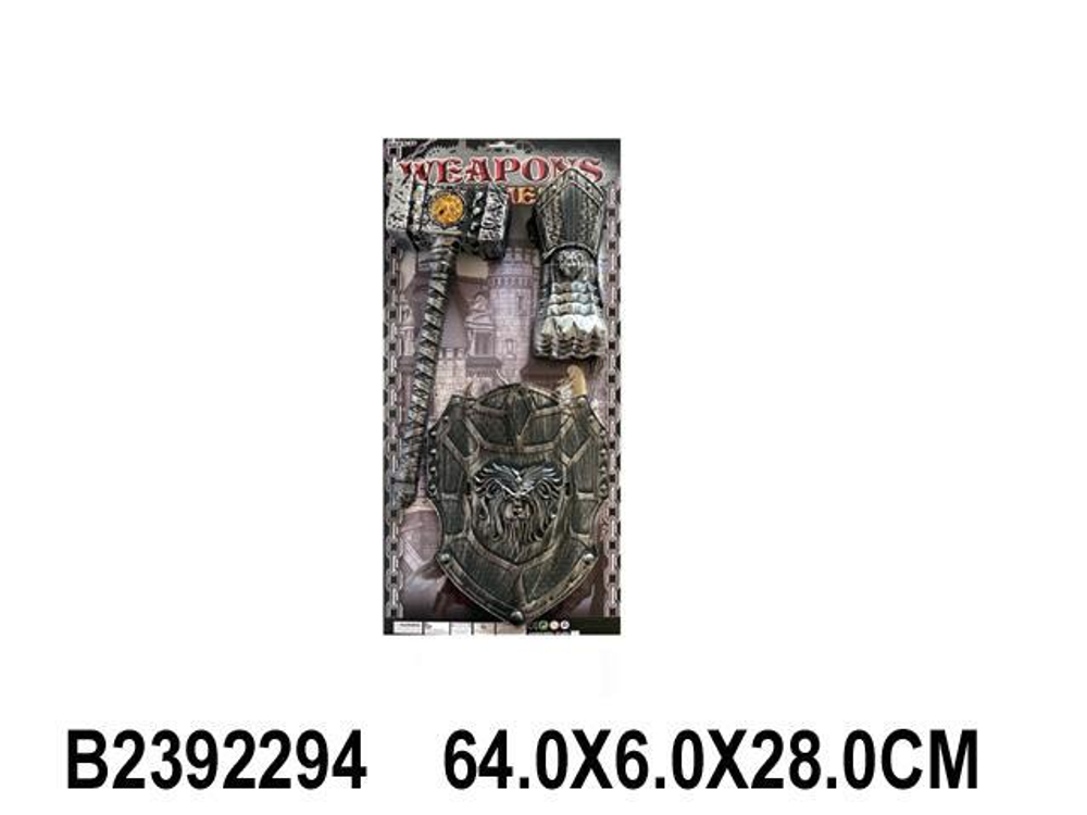 Набор оружия Рыцаря, блистер 651-100