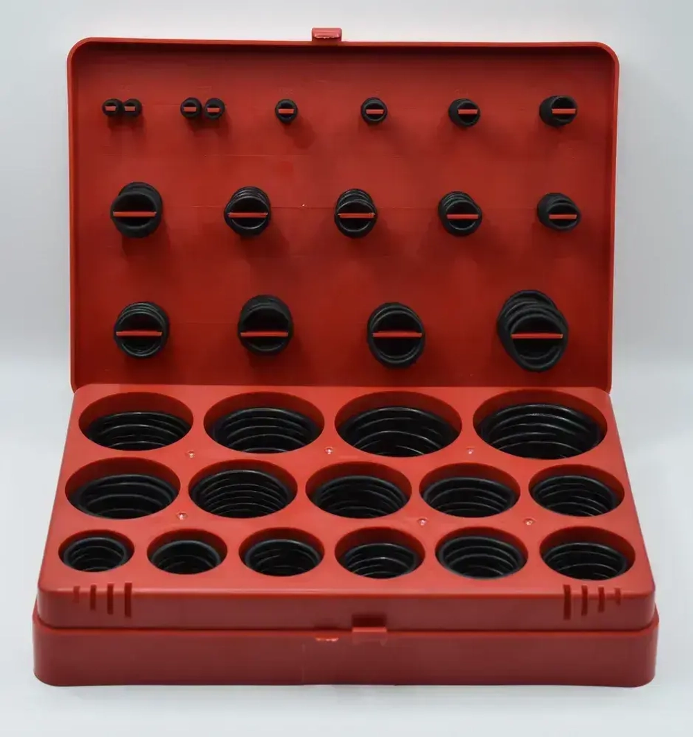 Набор резиновых уплотнительных колец, 7-53 мм, 406 шт