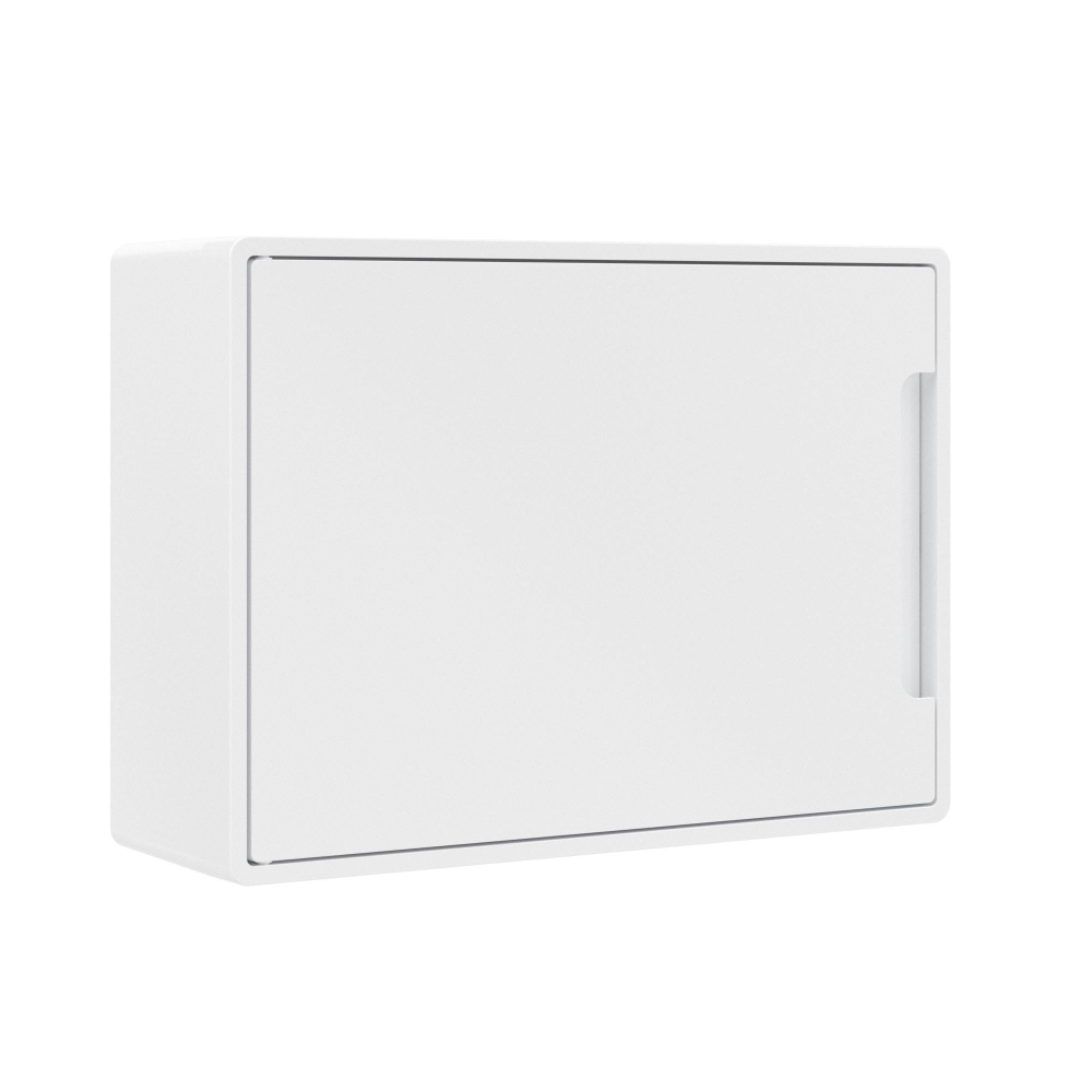 Щиток 12 мод настенный FRAME, белый, с белой дверцей, с 2 шинами PEN на6 и 8 отв.