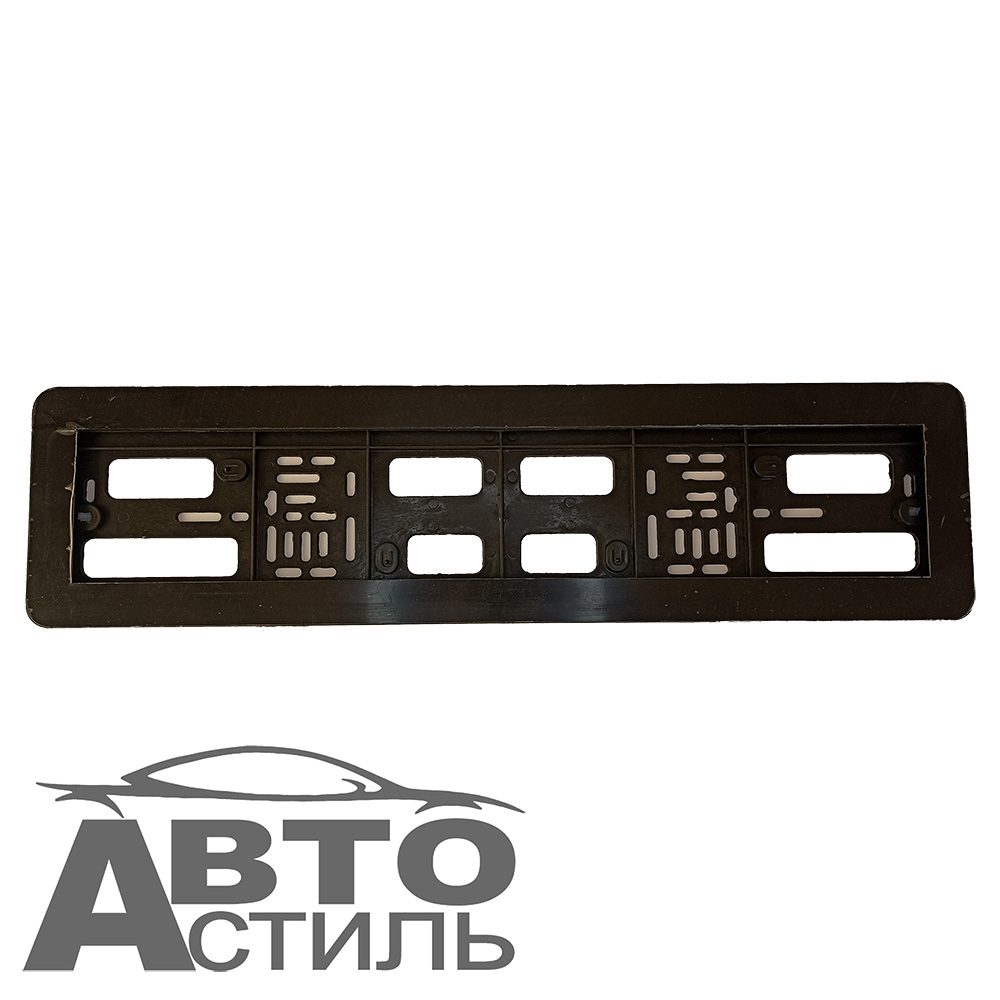 Рамка под номер пластик Черная защелка надпись Серебро - МИТСУБИСИ\MITSUBISHI шт 776132