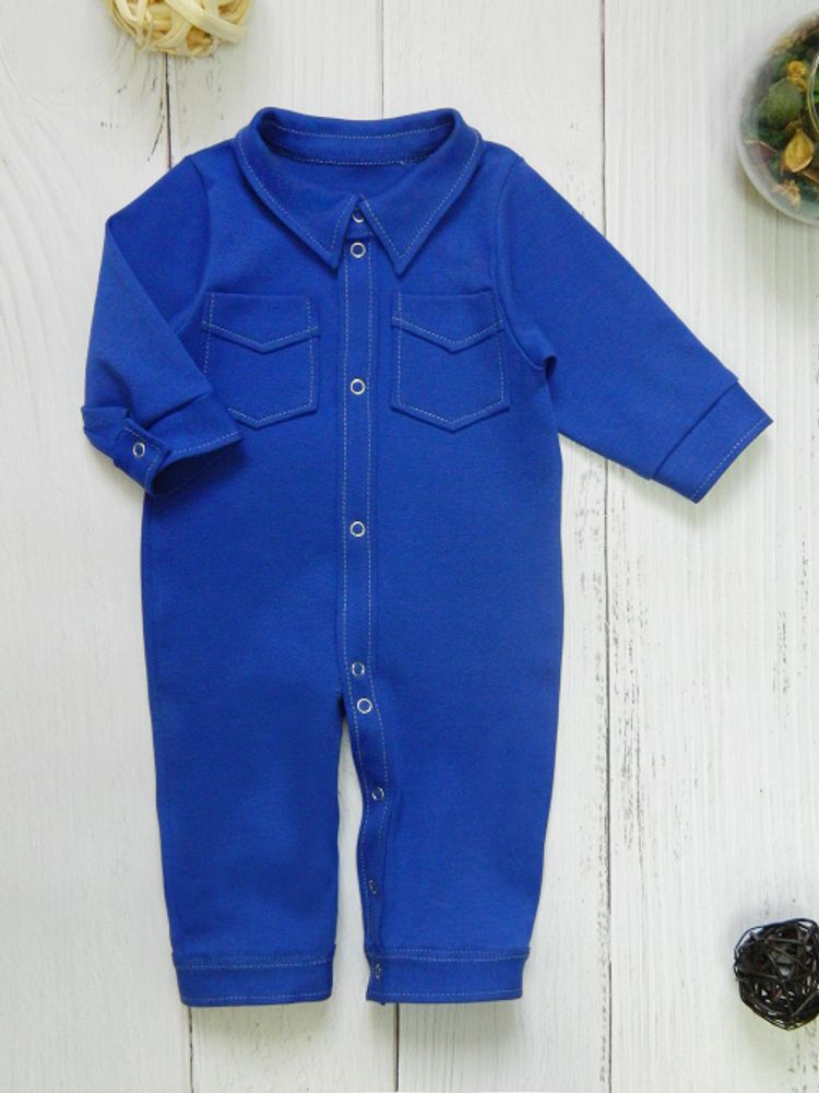 Комбинезон-рубашка, 1912, синий