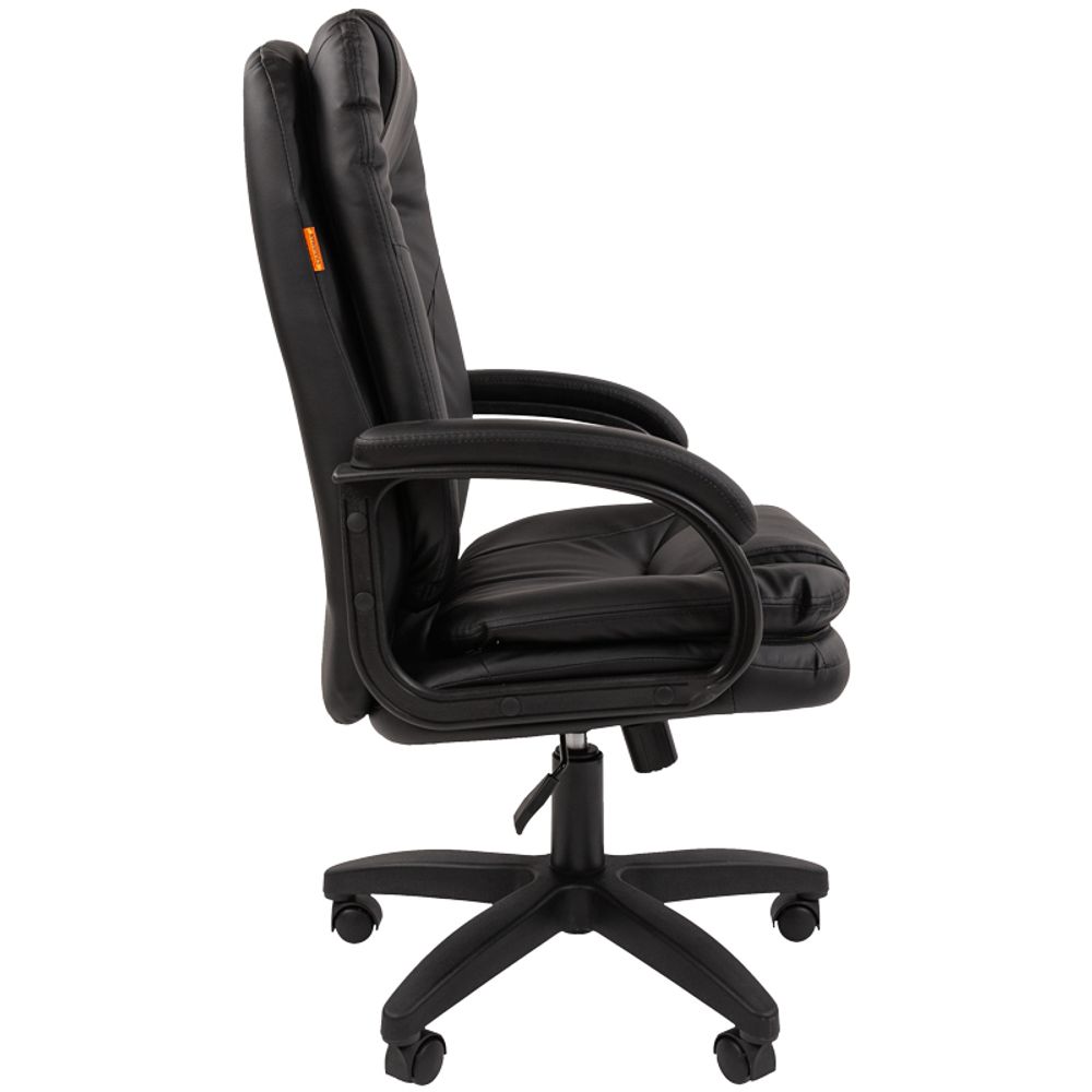 Кресло руководителя Chairman 668 LT, PL, экокожа черная, механизм качания