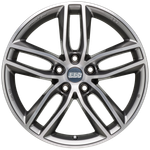 Диск колесный BBS SX 9x20 5x112 ET30 CB82.0 platinum silver/diamond cut