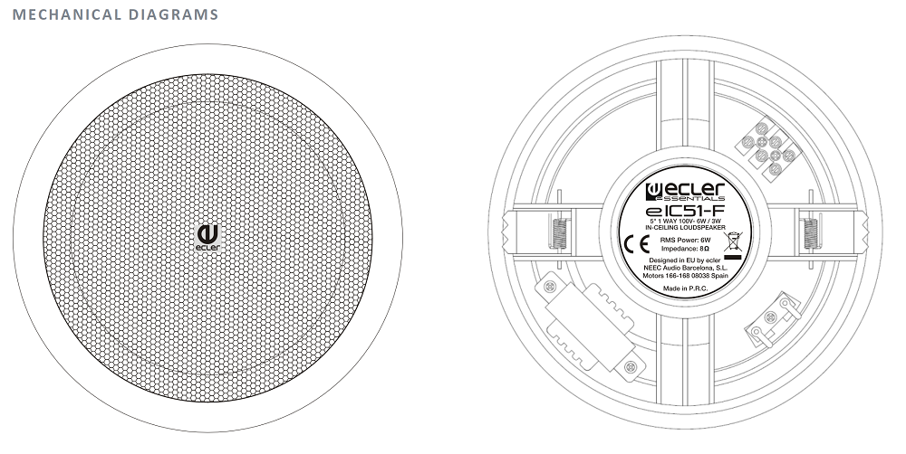 Акустическая система Ecler eIC51-F
