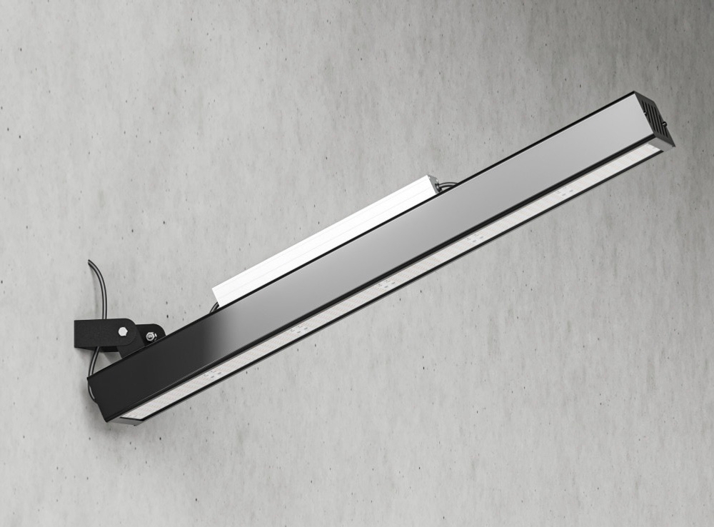 Светильник LED 120Вт 5000К 20400Лм IP67 687х94х100мм Awax II U1 GL DARKLUM