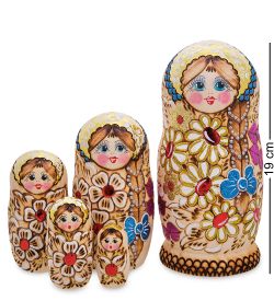 Народные промыслы МР-24/ 02-A Матрешка 5м «Грушенька»