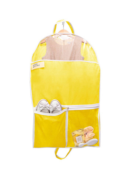 Чехол детский с карманами 80х50 (желтый)