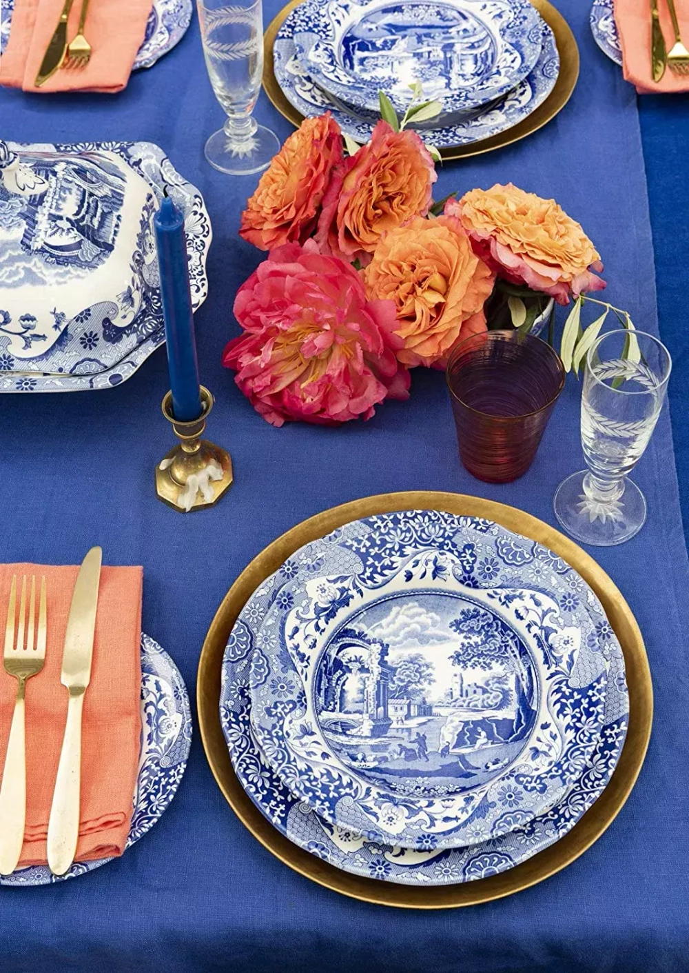 Spode - Синяя итальянская масленка 20х10см. / артикул   BLI2850-X  / GTIN 783931401565