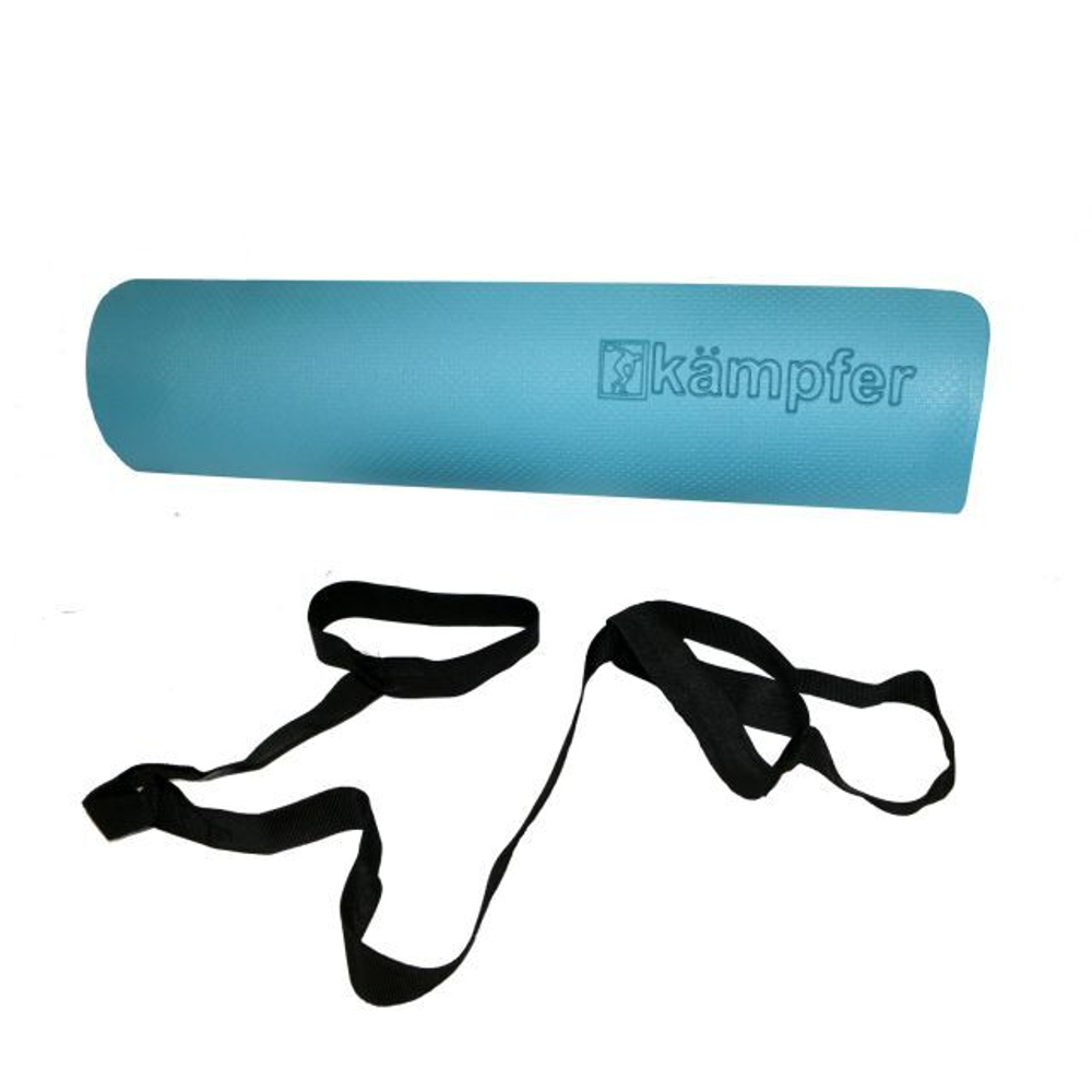 Коврик для йоги Kampfer Yoga Mat (60х180х0,65 см) синий