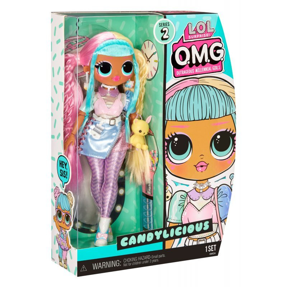 LOL SURPRISE - Базовая кукла OMG Candylicious Series 2 586111