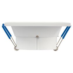 Светильник встраиваемый алюминиевый ЭРА KL101 WH под лампу MR16 GU5.3 белый | Алюминиевые встраиваемые светильники