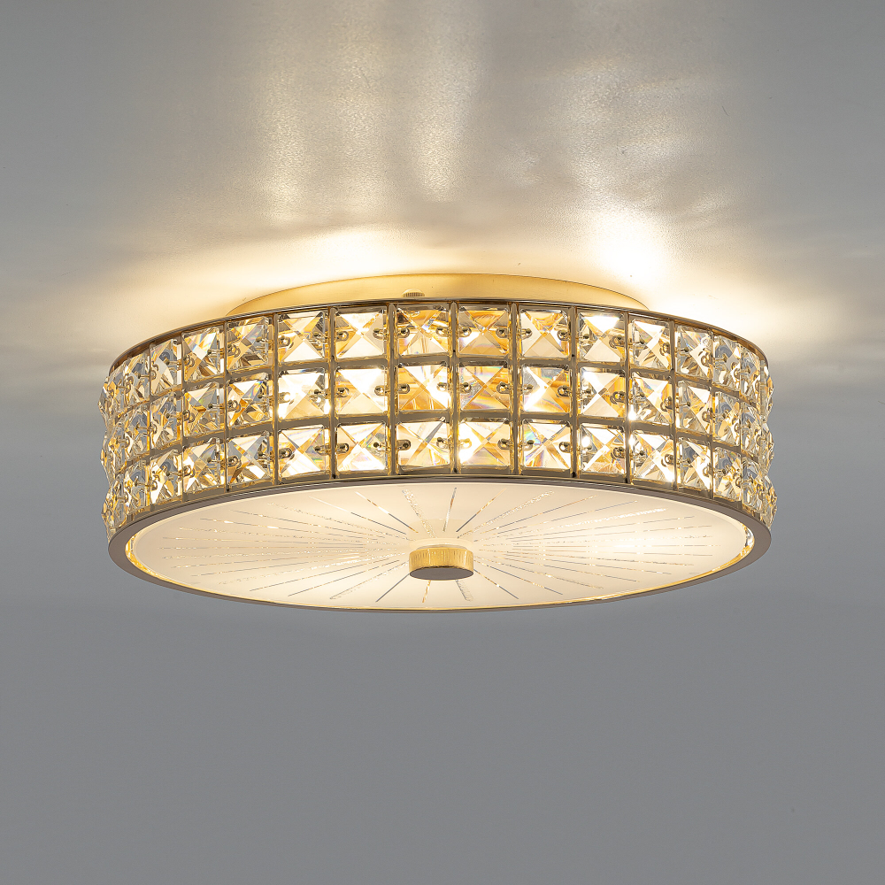 Citilux Портал CL324132 Люстра хрустальная Золото