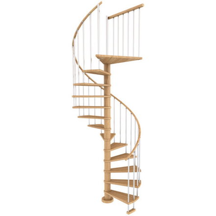 Винтовая лестница P&H Spiral Color 140 бук