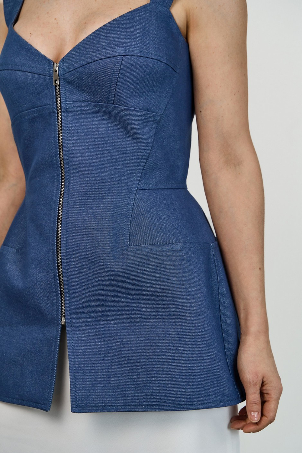 Джинсовый топ