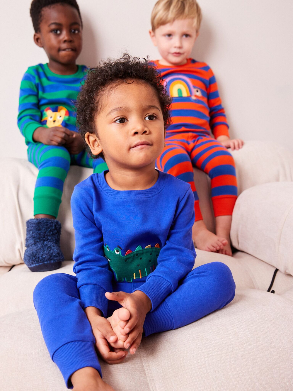 Пижама для мальчика Next 439-326, 3 шт., Синий, Красный, Зеленый