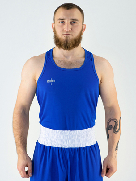 C116 Майка боксерская Clinch Olimp синяя