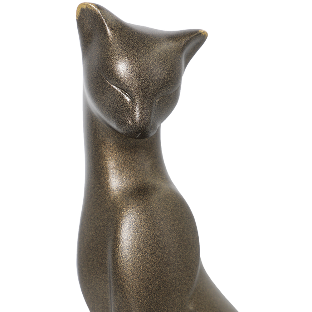 Салфетница Кошка Грация Бронза