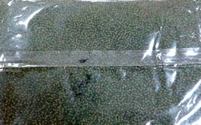 Бисер некалиброванный, 450 гр, размер 12/0, пр-во Китай