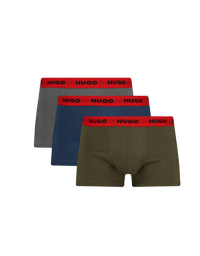 Трусики-боксеры 3шт. Hugo Bodywear - оливковый(50469766)