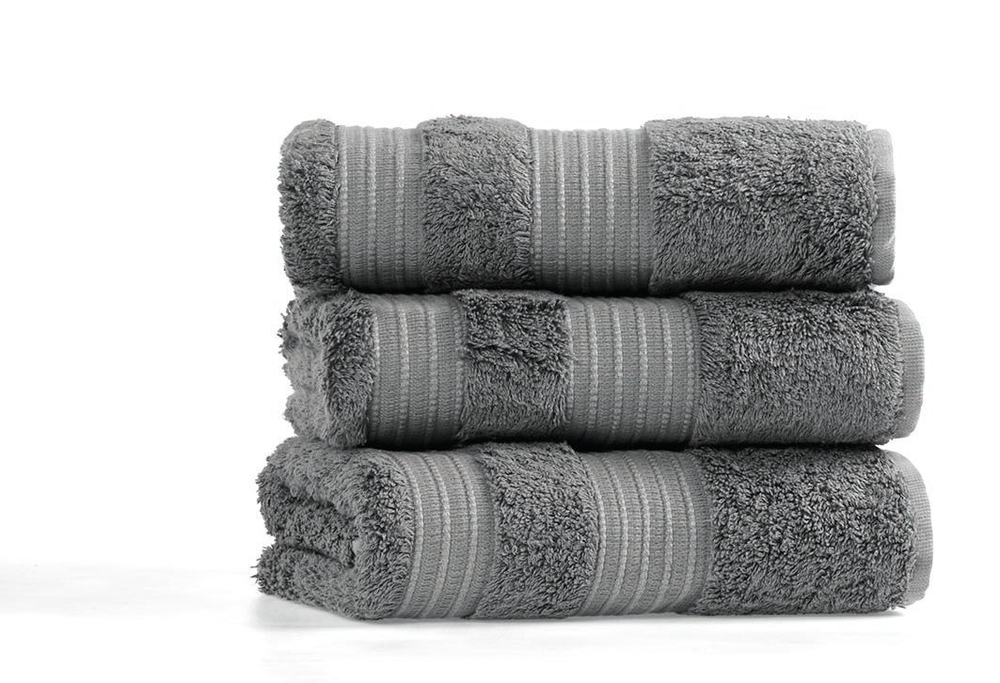 Полотенце 100x180 L'appartement London dark gray темно-серый