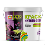 КРАСКА МОЮЩАЯСЯ РАДУГА-210 АКРИЛОВАЯ С 5КГ