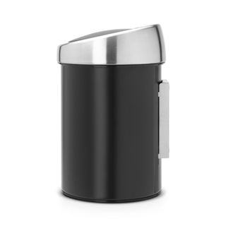 Мусорный бак Brabantia Touch Bin (3л), Черный матовый