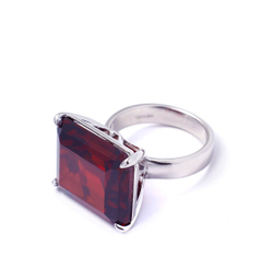 Кольцо Square Ruby