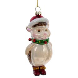 GAEM Украшение новогоднее "Ёжик", L6,5 W6,5 H14 см