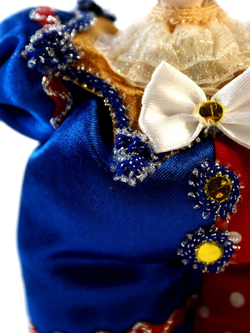 Кукла сувенирная фарфоровая Клоун Петрушка