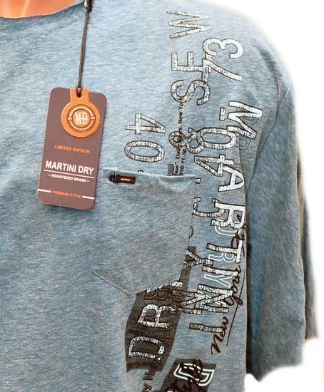 Футболка мужская MARTINI DRY (большой размер).