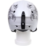 Шлем защитный для зимних видов спорта MS-86 Grey Flower, размер M (55-58)