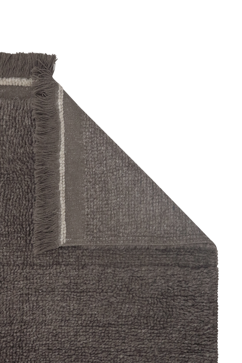 Шерстяной стираемый ковер Lorena Canals Steppe Sheep Brown XL (200 x 300 см)