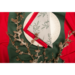 Скатерть 150х250 Tkano Russian North красная