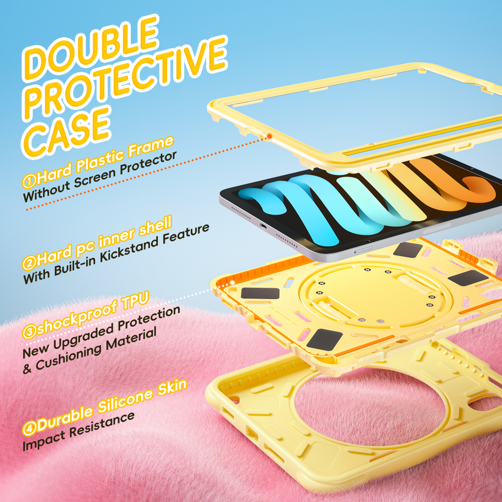 Противоударный бампер Baby Bubbles Сase Belt для iPad mini (6th Gen)