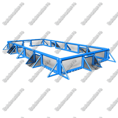 Надувная игровая комната "Спорт" размер 13*6,5*1,5 м