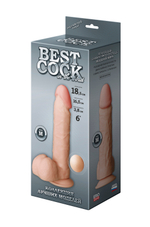 Фаллоимитатор неоскин на присоске BEST COCK 6" 591403ru