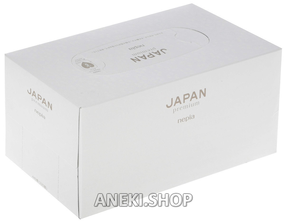 Салфетки бумажные двухслойные 220 шт. Nepia Premium