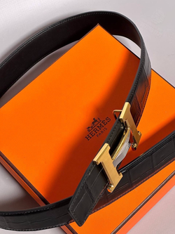 Ремень Hermes из кожи крокодила