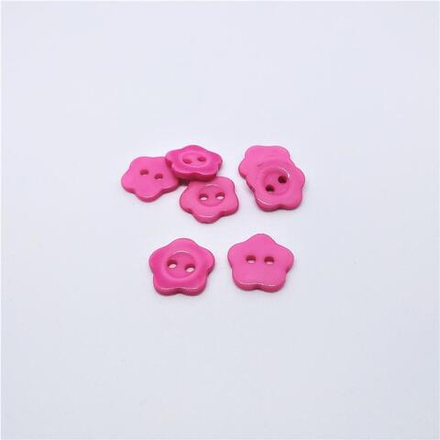 Пуговица №139 на прокол "Цветок" (розов.)