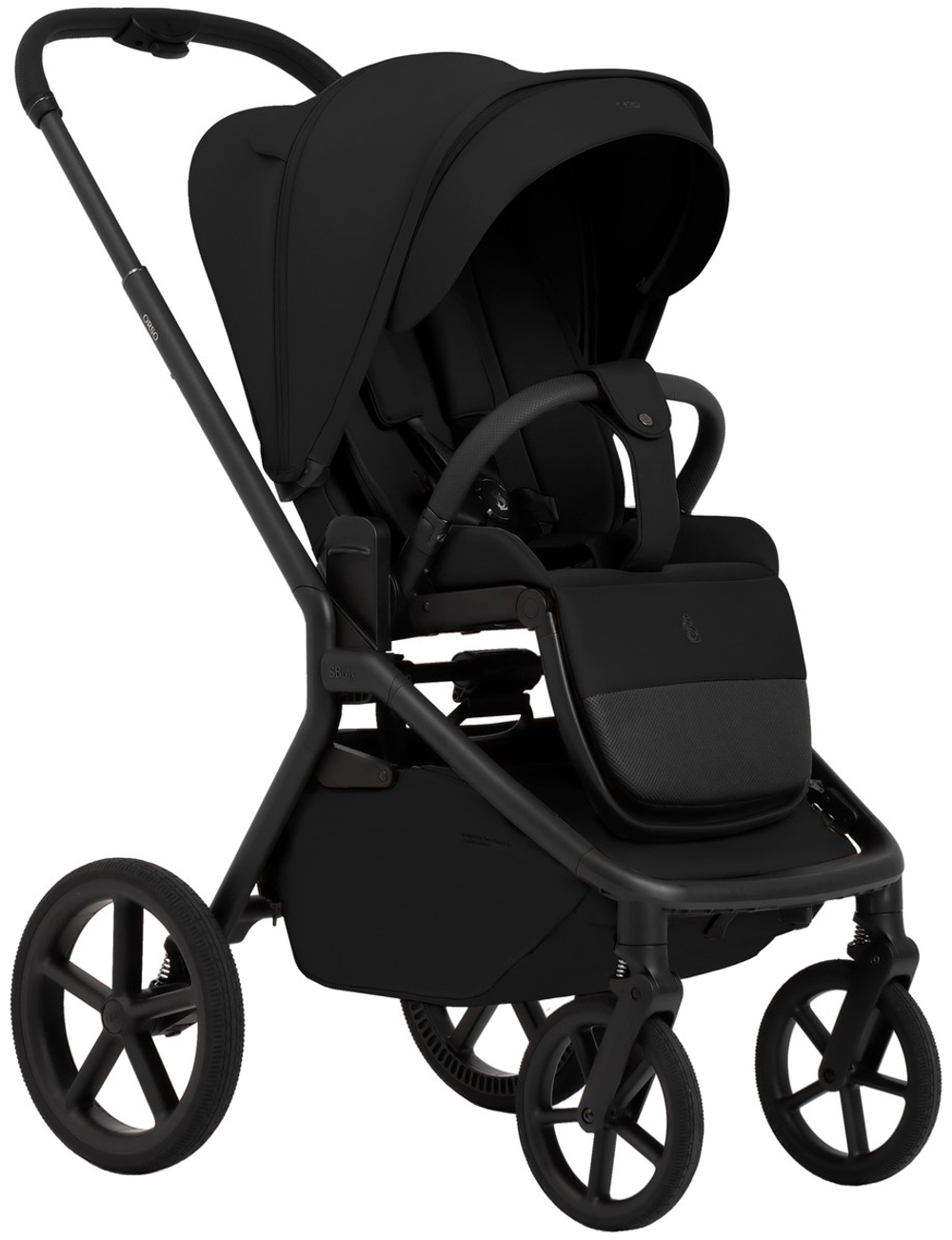 Коляска 4 в 1 Sweet Baby SBL Orso New + автокресло Elegante Plus с базой i-Size ISOFIX DK780 New Black