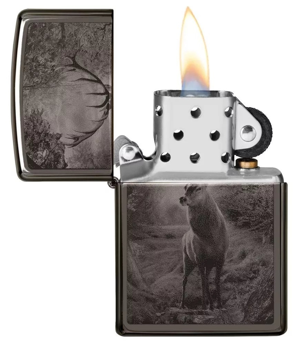 Зажигалка Black Ice® Deer Design ZIPPO 49059