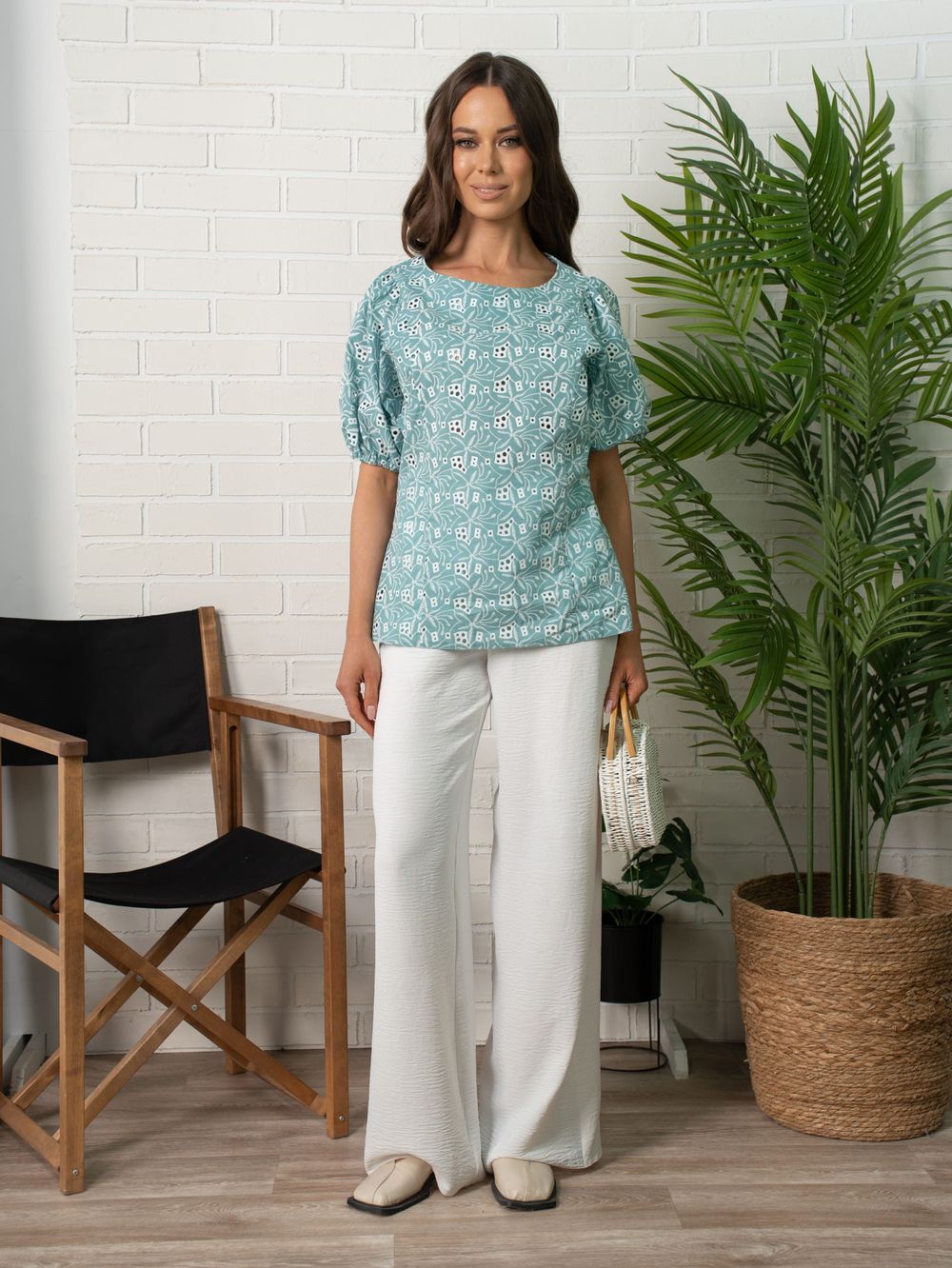 Костюм Мелодия лета (мятно-белый) К15896-5М LT Collection
