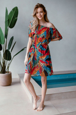 Пляжная туника-платье Barbara (Размер: XXL) (Цвет: разноцветный)