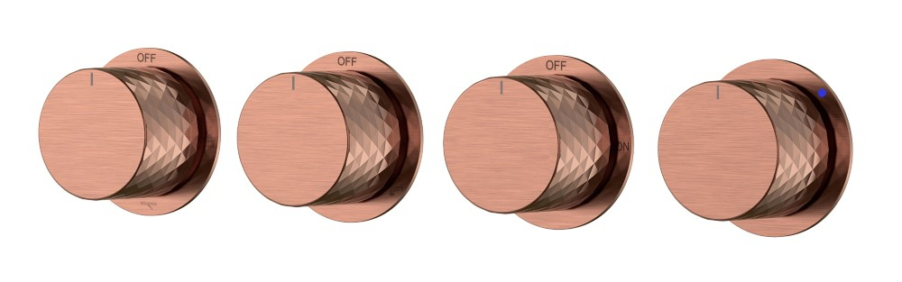 Смеситель встроенный STICK DIAMOND COPPER BRUSHED 5-проходной