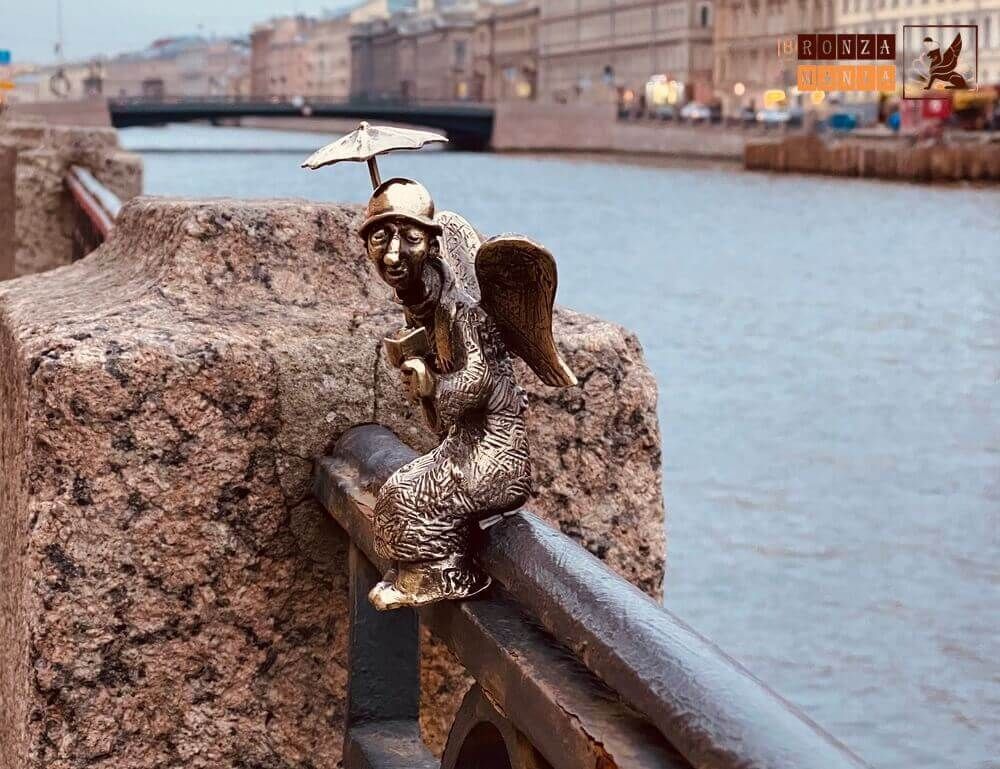 статуэтка Петербургский ангел для инсталляции