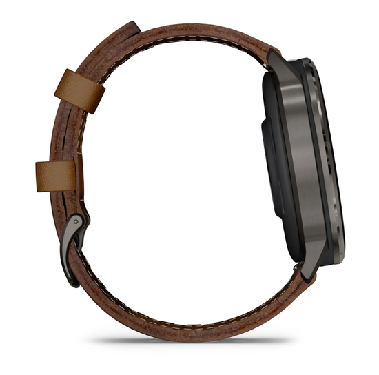 Умные часы Garmin Venu 4 - 45мм Slate with Black Silicone Band and Brown Leather Band