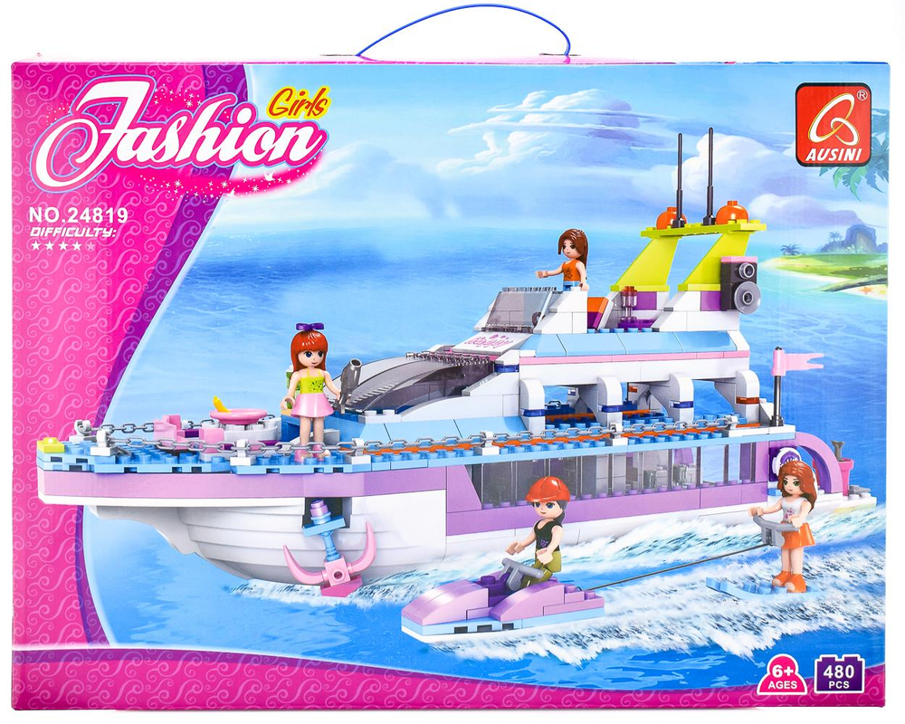 Конструктор блочный Аусини Страна Чудес, коробка 24819