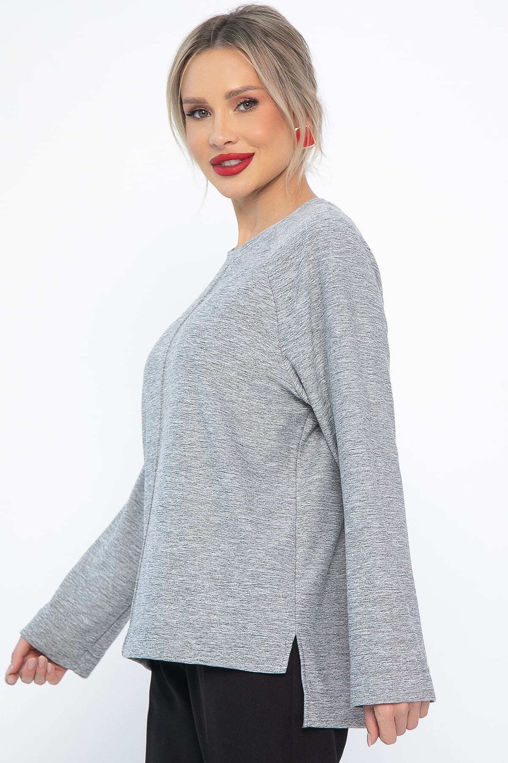 Джемпер трикотажный Ютта (серый) Б14726-30М LT Collection