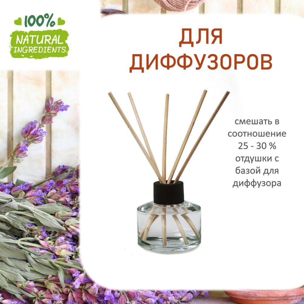 Шалфей и мята, отдушка для свечей и мыла